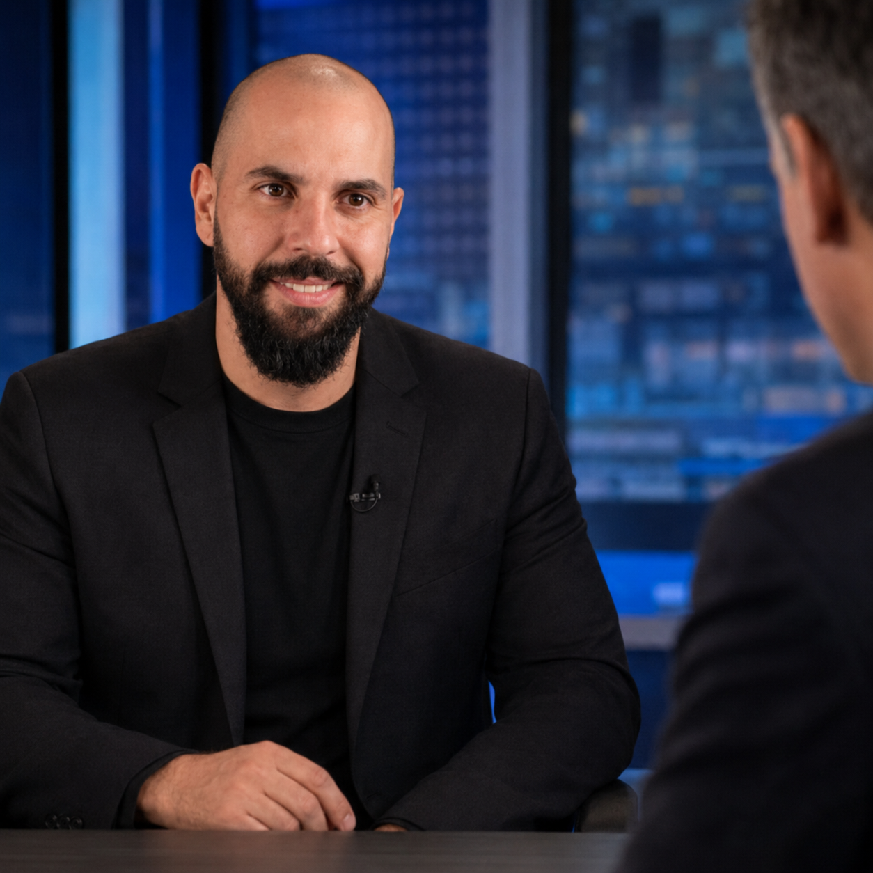 Rony Begood en entrevista de televisión